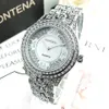 Relojes de pulsera CONTENA 6449 Relojes para mujer Damas Acero inoxidable Plata esterlina Reloj de diamantes Reloj de cuarzo resistente al agua para Wom219n