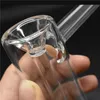 ハンマースタイルバブラー喫煙水パイプが拡散した拡張Xカットガラス水パイプハンドスプーンパイプ用乾燥ハーブ用のハンドスプーンパイプ