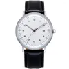 Wristwatches Bubble Mirror Pot Lid 316L Stainless Steel Watch Bauhaus Style Minimalist Men's And Women's Quartz Wave