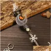 Hair Clips Barrettes Natural Crystal Handmade Jewelry Magic Stick Princess Cosplay Props Fairy Wand Ornament Vintage Moom Accessories Dht25