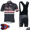 Jersey Cycling Sets Mens Rapha Team BIB Shorts Zestaw wyścigowych rowerowych odzieży Maillot Ciclismo Summer Dry suche mtb ubrania sportowe dhszo dhszo