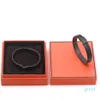 2022 Neues Armband All Black Cool Stone Kettenarmbänder Luxus für Mann Frau Schmuck Top Qualität295B