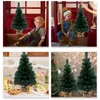 Christmas Decorations Adornable Miniature Tree Festive Party Decor Durable Mini Ornament With Beautiful Design For