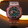 Luxe Horloges Heren Quartz Klok Dames Led Digitaal Horloge g Waterdicht Schok Militair Sporthorloge Voor Mannen Relogio Masculino G1308f