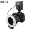 Flash Heads Meike MK-FC110 LED Macro Ring Flash Speedlite för Olympus DSLR Camera 70D 80D 550D D850 med 7 adapterringar YQ231003