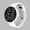 腕時計デジタルウォッチ女性男性2022スポーツ電子腕時計ファッションブルーピンクLEDシンプルなカジュアルレディースクロックモントル269G