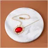 Pins Brooches Fashion Court Style Round Crystal Chain Brooch For Women Girls Scarf Geometric Badge Pin Jewelry Birthday Gifts Drop Del Dhyab