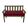 Pillow Comfortable Sitting Soft Thicken Outdoor Bench Non-slip Elastic Rectangle Shape Ideal For Garden Patio Furniture