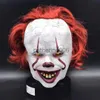 Särskilda tillfällen Halloween Clown Pennywise Coplay Costume Movie Stephen King Horror Mask Clown Jacket Pants Halloween Costume For Aldult Child X1004