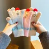Nieuwe Kerst Elanden Gebreide Vijf Vingers Handschoenen Wanten Voor Vrouwen Meisjes Gift Mode Leuke Herfst Winter Warme Sneeuwpop Handschoenen