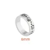 Designer G-Form Silber Paar Ring Hochwertige Version Spot Großhandel Schmuck Jahrestag Hochzeitsgeschenk für Frauen mit Box