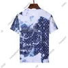 2023 Herr Designer Mens T Shirts Summer Classic Letter Patchwork Color Letters Print T Shirt Streetwear Cotton Women Luxurys Graff265D