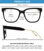 Lunettes de soleil JM Classic Square Reading Glasses pour femmes hommes rétro tendance surdimensionnées lecteurs bloquant la lumière bleue