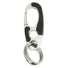 Keychains Car Keychain Creative Key Holder Keyring Men Chain Camping Climbing Metal Ring Styling Auto Accessories Gift