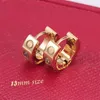Designer örhänge Womens Love Charm Stud Love Earrings For Women Girls Rose Gold Silver Classic Diamond Jewelry Black Fashion Weddi2082