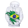 Men's Hoodies Centenary Of Brasil Hoodie Men Clothing 3D Brazil Brazilian Emblem Flag Print In Women Harajuku Fashion Y2k Pullover