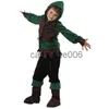 Specjalne okazje Dzieci Medieval Archer Hunter Robin Hood Costume for Boys Halloween Purim Carnival Party Mardi Gras Outfit Disfraces X1004