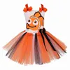 Occasioni speciali Pesce pagliaccio Nemo Costume tutu per neonate Alla ricerca di Nemo Natale Halloween Costume cosplay per bambini x1004