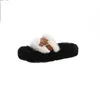 Fur Slipper Booties Slipper Plush Slipper black white Grey pink blue Women Fur Shoes Suede Comfortable Fall Winter boots eur 35-40