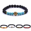 Bracelet en pierre naturelle perlée hommes et femmes diffuseur d'huile essentielle Yoga mode poignet bijoux livraison directe Bracelets Dhgarden Dhzxl