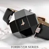 Femmes montre nouvelle mode femmes robe montres boîtier en céramique bracelet en cuir relogio feminino dame montre-bracelet à quartz brw285I