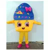 Cupcake Mascot Costumes Carnival Hallowen Gifts Unisex Adults Fancy Games Outfit Holiday Outdoor Advertising Outfit Suit