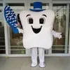 Costumes de mascotte de dents, cadeaux de carnaval d'halloween, tenue de jeux fantaisie unisexe pour adultes, tenue de publicité extérieure de vacances