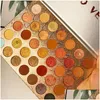 Autres articles de beauté de santé Nouveau professionnel 35 couleurs Glitter Palette de fard à paupières Matte Shimmer Eye Shadow Maquillage imperméable Set Cosmétique Dhlro