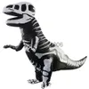Occasioni speciali Nuovi costumi di dinosauro gonfiabile T-Rex Skeleton Adulti Kids Dino Abito Dino Cosplay Festa Abito Fancy Birthing Birth Up Outfits X1004