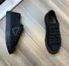 Scarpe da ginnastica in pelle di tela bianca nera di design sportivo Scarpe con suola in gomma Slip-on da esterno per uomo Skateboard Walking Calzature all'ingrosso