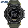 Męskie zegarek wojskowy odporny na wodoodporne Smael Sport Watch Army LED Digital Brance Stopwatches dla mężczyzn 1802 Relogio Masculino Watches251U