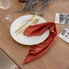 Servet 20PCS 43cm Doek Servetten Katoen Gaas Retro Braam Rustieke Keuken Theedoek Bruiloft Diner Kerst decoratie