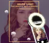 Uppladdningsbar selfie -ring Ljusklipp Led Selfie Flash Light Justerbar Lamp Selife Filllight RK14 för smarta telefoner214d4904554