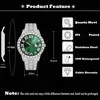 Iced Out Watch Men Luxury Brand Full Diamond Mens Watches AAA CZ Quartz Men's Watch Waterproof Hip Hop Male Clock Gift For Me195O