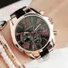 Dames Mode Rose Montre-Bracelet Femmes Montres De Luxe Top Marque Quartz Montre M Style Femme Horloge Relogio Feminino Montre Femme 2103018