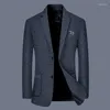 Men's Suits 2023 High Quality Men Fashion Handsome Trend Leisure Business Everything Autumn And Winter Blazers Single Breasted Polyester