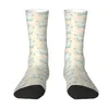 Chaussettes pour hommes étincellent l'ours d'eau dansant Harajuku bas absorbant la sueur toute la saison pour cadeau d'anniversaire unisexe