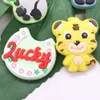 Wholesale 100Pcs PVC Kawaii Animal Panda Koala Tiger Sandals Buckle Shoe Charms Boys Girls Decorations For Button Clog Backpack