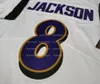 98 Tony Siragusa Maglie da calcio viola nere da uomo Maglie da gioco di calcio bianche da squadra 31 Jamal Lewis 64 Tyler Linderbaum 42 Patrick Ricard 48 Jeremiah Moon