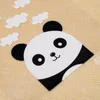 Gift Wrap 100pcs/lot Cute Panda Head Cookie Candy Self-adhesive Bags Eco-Friendly Plastic Party Festival Decor Bag Xmas Ornament