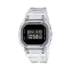 손목 시계 고품질 G-5600 투명한 watchband 남성 시계 LED 전자 디지털 얼음 세계 시간 소형 정사각정 시계 214p
