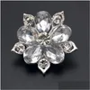 دبابيس دبابيس Beautif Rhinestone Brooch متعددة الاستخدامات الديكور الأزياء للنساء إكسسوارات ملابس الملابس إسقاط التسليم DH2ZA