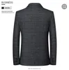 Męskie garnitury Suit Spring i Autumn Casual Single Element Top bez żelaza Doudoune Hommes Veste Manteau