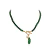 Pendant Necklaces Vintage Geometric Aangel Love Necklace Baroque Irregar Pearl Lock Chains For Women Punk Jewelry Drop Delive Dhgarden Dh9V0