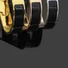 Bracciale da donna con lettera regalo placcato in oro 18 carati da uomo con smalto colorato designer di gioielli con lettera di tendenza Bracciale con fibbia per amore Bracciali in acciaio al titanio Velluto originale Ba C73Q