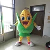 Halloween Lovely Corn Mascot Costume Högkvalitativ Anpassa Cartoon Food Plush Anime Temakaraktär Vuxenstorlek Jul Carnival226T