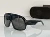 Oversized zonnebril met geïnjecteerde maskerstijl 965 frame met wikkelrond effect gekenmerkt door gedurfde veren hoogwaardige outdoor UV 400-beschermingsbril