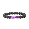 Perline 8Mm Vulcano Lava Buddismo Preghiera Mara Collana Meditazione Gemme Perline Gioielli Diffusore Bracciale con magnete Freccia Bea Dhgarden Dhhot