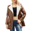 Giacche da donna Cappotto invernale Bavero Giacca di jeans oversize da donna Felpa casual da donna con cerniera lunga con cappuccio Capispalla