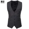 Visgraat Tweed Heren Vest Formeel Business Casual Slim Fit Vesten voor Mannen Retro Britse Stijl Gentleman Mannen Pak Vest Gilet 2266B